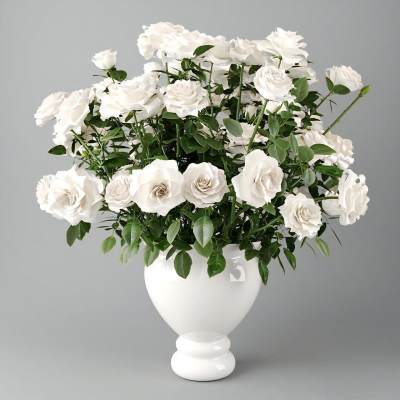 花瓶花艺组合 花瓶植物 花瓶花卉 玫瑰花组合